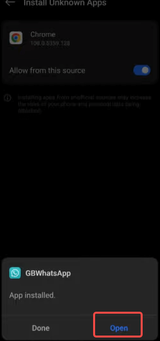 Open GB WhatsApp